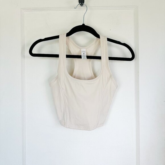 Balance | Vitality Roam‎ Crop Athletic Tank Top in Ivory White Size XSmall - Picture 3 of 6